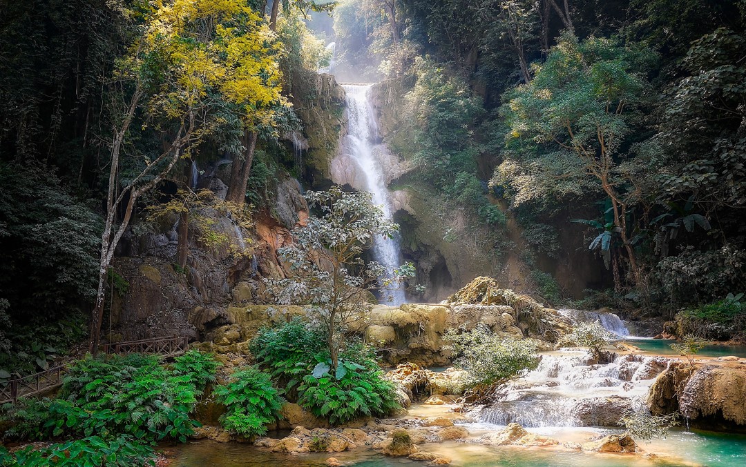 kuangsi falls luang prabang