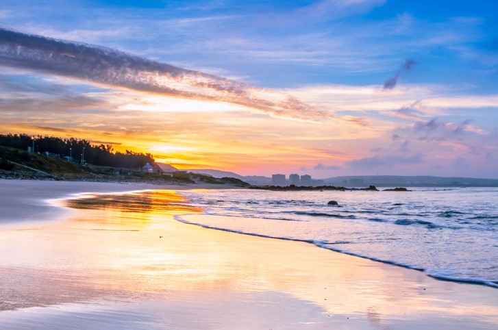 Coastal Beach Panoramic View