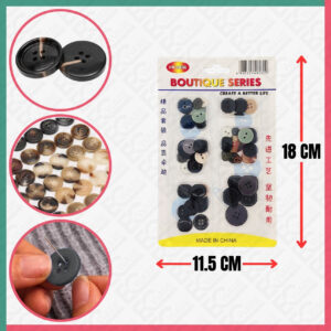 6 Different Type of Sewing Buttons