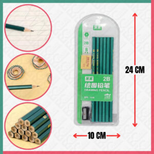6Pcs 2B Drawing Pencil Set